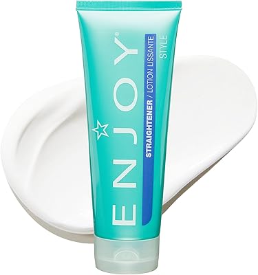 ENJOY Straightener Hair Styling Cream, 8 Oz.
