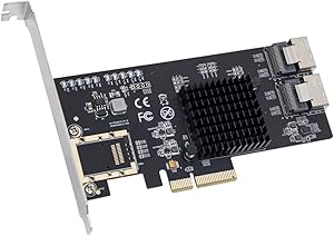 IO Crest SI-PEX40137 8-Port SATA III PCIe Expansion Card