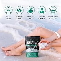 LV LAVINSO Tea Tree Oil Foot Soak with Epsom Salt - 2 LB — image 4