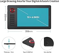 VEIKK A15Pro Graphics Tablet 10×6 Inch — image 3