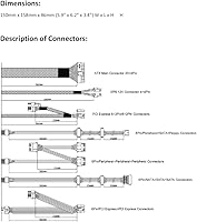 Apevia ATX-SN900 900W 80+ Bronze Semi-Modular Gaming Power Supply — image 6