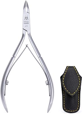 GERMANIKURE Professional Cuticle Nipper in Leather Case