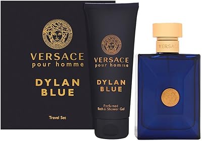 Versace Dylan Blue 2 Piece Gift Set For Men 3.4oz EDT & Shower Gel