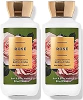 Bath & Body Works Rose Super Smooth Body Lotion 8oz - 2 Pack — image 1