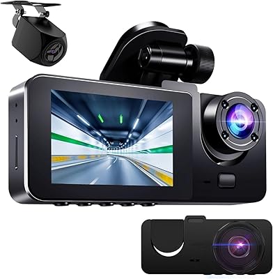 Lensuge Y15 3-Channel 4K Dash Cam