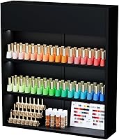 OmySalon 32-Inch 3-Tier LED Nail Polish Organizer Shelf — image 1