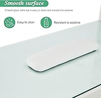 BarberPub Manicure Table with Drawers, White, 456019 inch — image 6