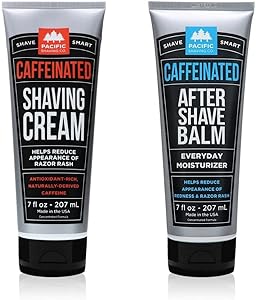 Pacific Shaving Company Caffeinated Shaving Cream & Aftershave Set, 7 Oz (2 Pack) Review