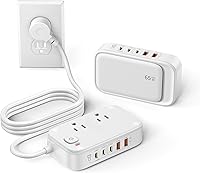 KWRNVO 7-in-1 Power Strip with 65W PD USB-C Charging — image 1