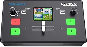 FEELWORLD LIVEPRO L1 V1 Multi Camera Video Mixer Switcher Review