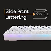 Higround Basecamp 65% Mechanical Gaming Keyboard SKYSTONE - White Flame Switch — image 3