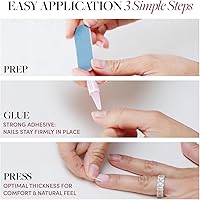 Glamnetic Salty Waves Press-On Nails - Short Almond — image 5