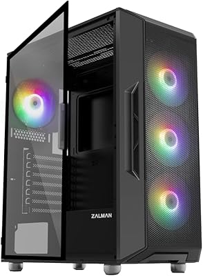 Zalman i3 ARGB Vision ATX Mid Tower Gaming PC Case