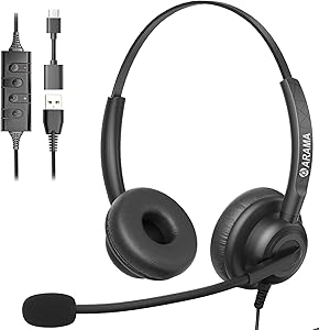 Arama A602USB Headset with Microphone