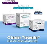 Clean Skin Club Clean Towels XL, 100% Biobased Face Towels, 100 Count — image 9