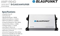 Blaupunkt AMP1904D 4-Channel Car Amplifier — image 2
