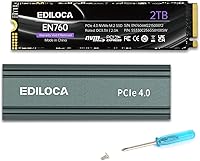 Ediloca 2TB M.2 NVMe SSD with Heatsink — image 1