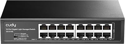 Cudy GS1016E 16-Port Managed Gigabit Switch