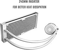 ID-COOLING FROSTFLOW X 240 Snow CPU Water Cooler — image 3