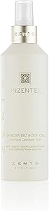 Zents Luminous Cashmere Body Oil Fragrance-Free 8 fl oz Review