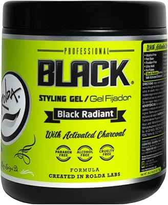 Rolda Black Styling Hair Gel 35.2oz