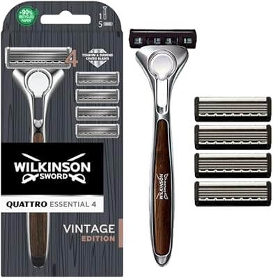 Wilkinson Sword Quattro Vintage Edition Men's Razor