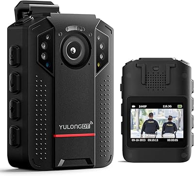 YULONGDT 128GB Full HD 1440P Body Camera