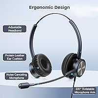 MAIRDI M809DBQD002C Telephone Headset with Noise Canceling Microphone — image 5