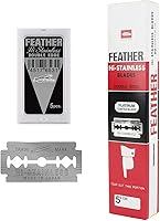 Feather Double Edge Safety Razor Blades - 50 Count — image 1