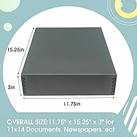 Golden State Art Archival Storage Box 11.75×15.25×3 Inches — image 3