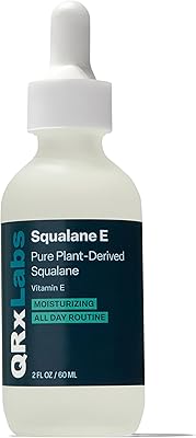 QRxLabs Squalane Oil with Organic Vitamin E - 2 Fl Oz
