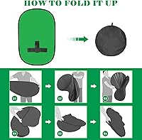 Aiuca Green Screen Backdrop 58-inch with Stand — image 7