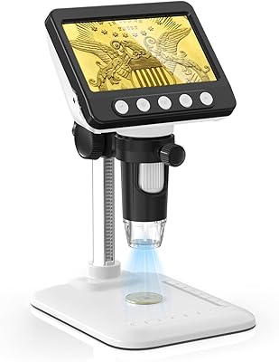 WKR Coin Microscope 1080P Digital Magnifier 50X-1000X