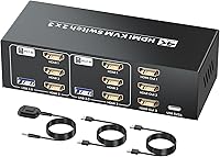 Seiryruc 2 Port HDMI KVM Switch 2 In 3 Out — image 1