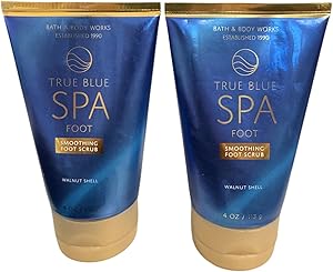 True Blue Spa Walnut Shell Smoothing Foot Scrub 2 Pack 4oz Review