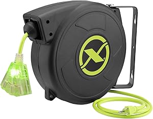Flexzilla 50' Retractable Extension Cord Reel, 14/3 AWG Review