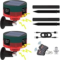 Anizoowu Solar Outdoor Motion Sensor Alarm — image 1