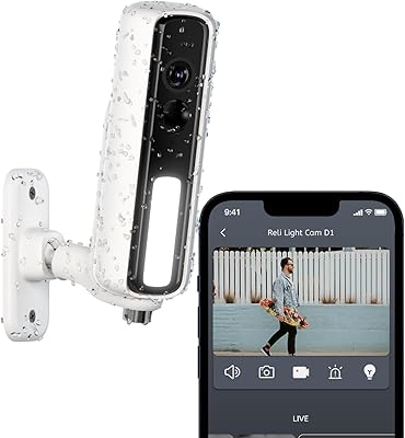 RELI Light Cam Battery D1 Outdoor Security Camera