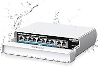 NICGIGA 10-Port Outdoor PoE Switch — image 1
