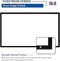 Akia Screens Fixed Frame Projector Screen 110-inch 16:9 — image 4
