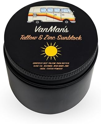 Vanman's Zinc and Tallow Sunscreen SPF 20 - 2.8oz