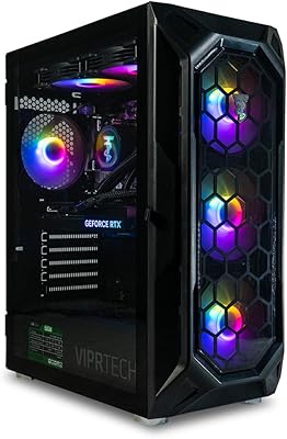 ViprTech Ghost 4.0 Gaming Desktop - AMD Ryzen 7 3700X, RTX 5060 Ti, 32GB RAM, 1TB SSD
