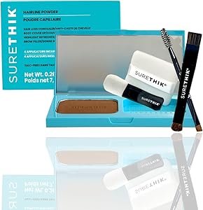 SURETHIK 4-in-1 Premium Hairline Powder Kit Auburn