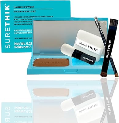 SURETHIK 4-in-1 Premium Hairline Powder Kit Auburn