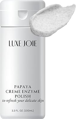 LuxeJoie Papaya Creme Enzyme Polish Exfoliating Scrub 4oz