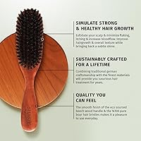 SHASH Classic German First Cut Boar Bristle Hair Brush — image 4