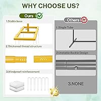 YIJXPOIN 8FT Gold Wedding Arch Backdrop Stand — image 5