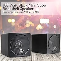 Pyle Home PCB3BK 3-Inch 100W Mini Cube Bookshelf Speakers — image 5