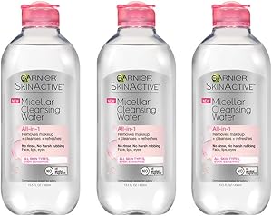 Garnier SkinActive Micellar Cleansing Water 13.5oz (Pack of 3) Review