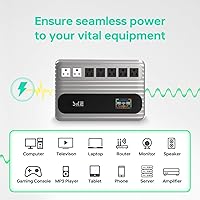 SKE UPS HL850 850VA/480W Battery Backup & Surge Protector — image 5